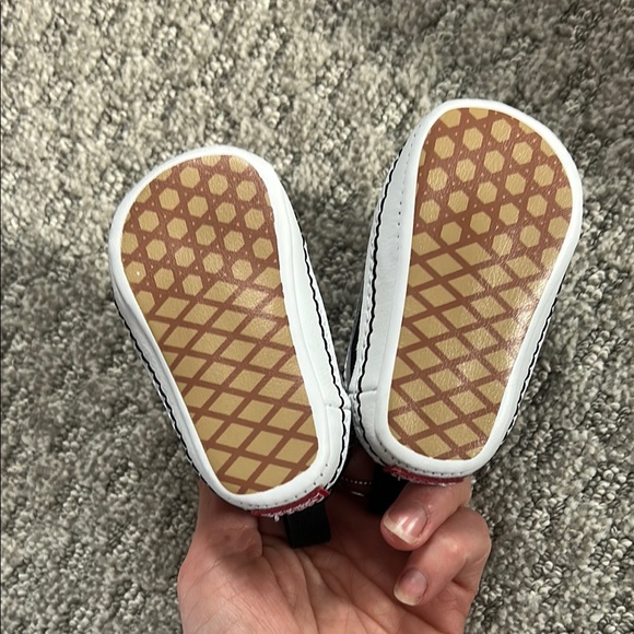 Vans Kids Black and White Sneakers - Picture 2 of 4